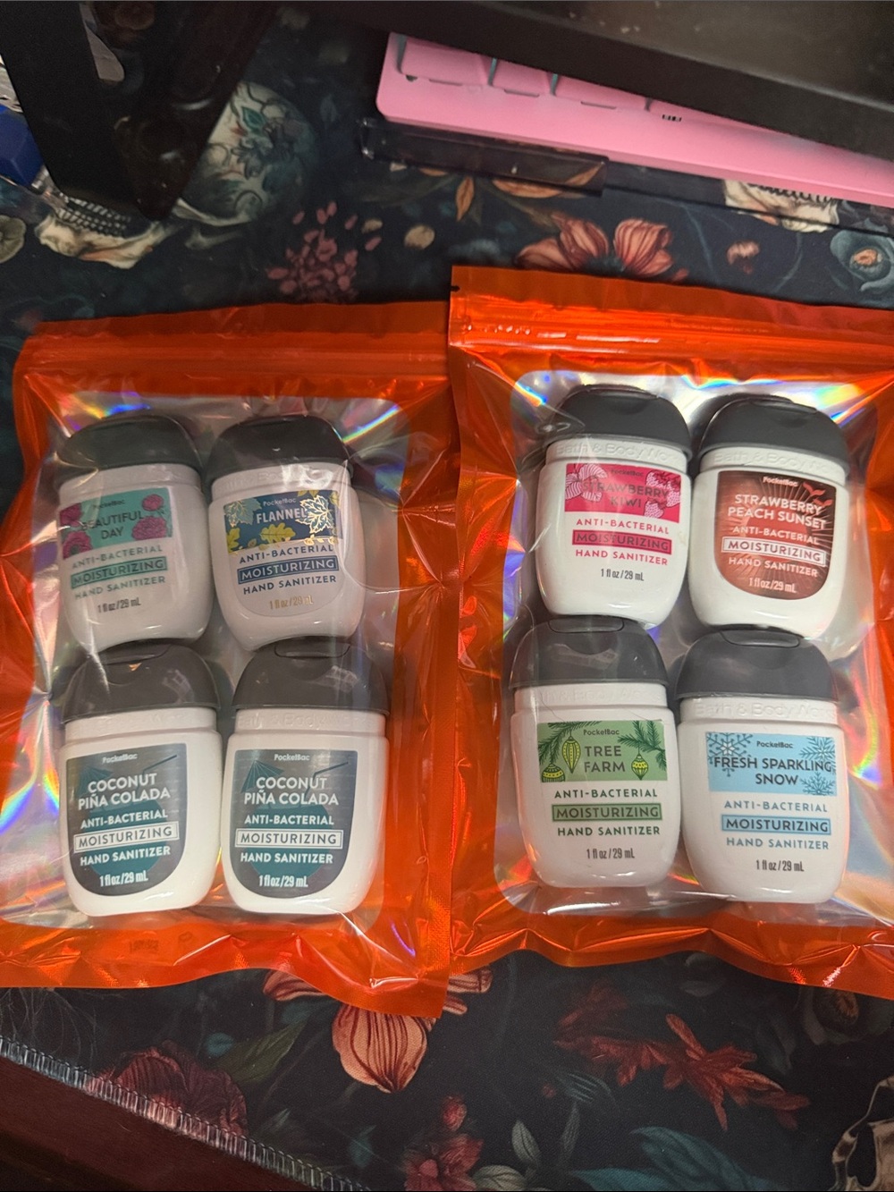 Bath & Body works set of 8 random hand sanitizers